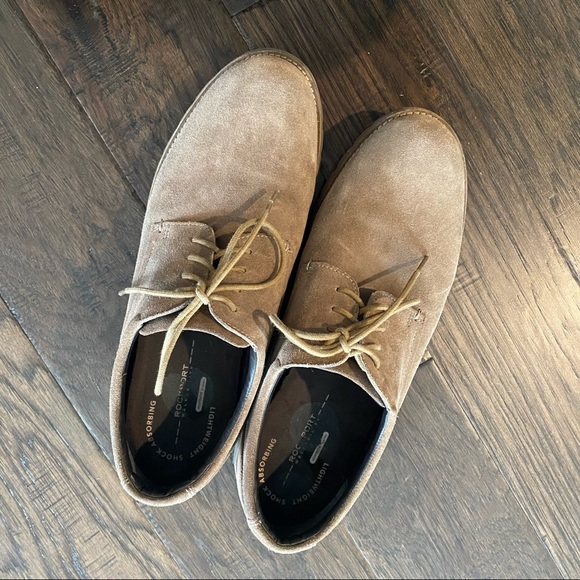 EUC Tan suede Rockports - Picture 4 of 7